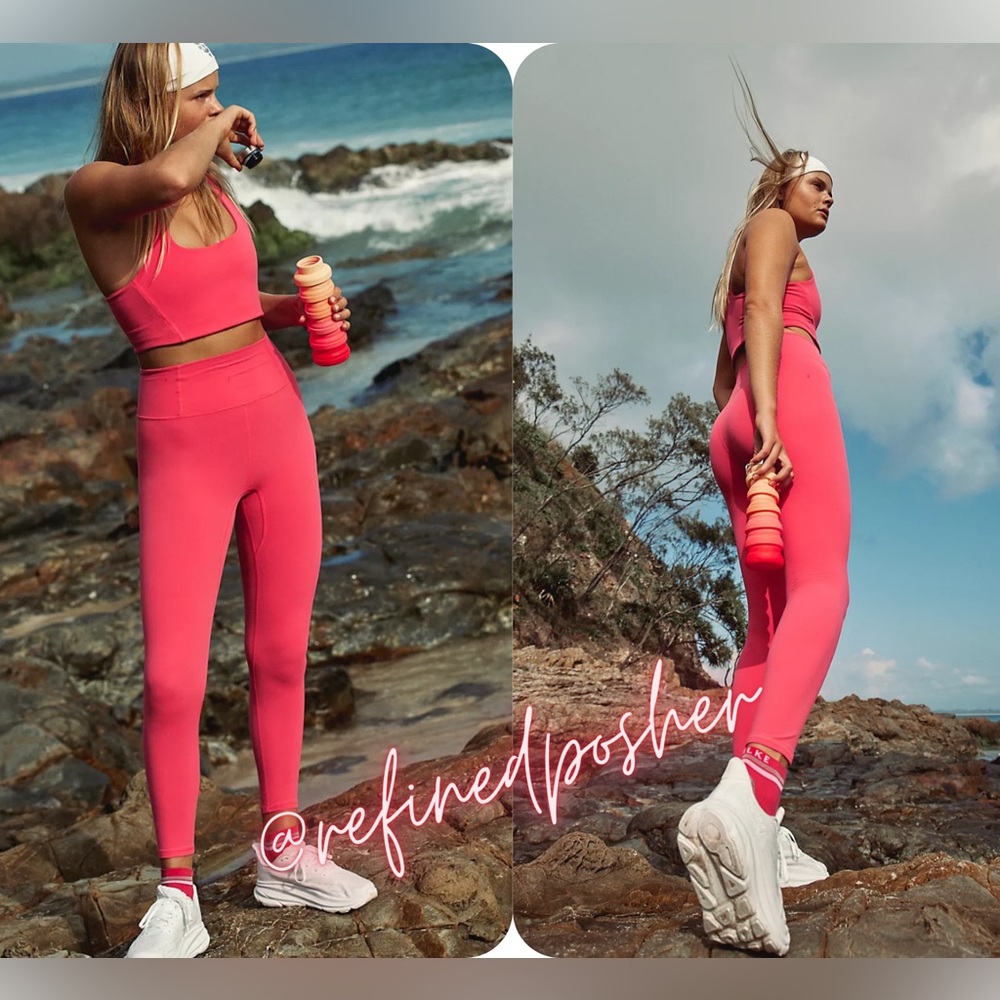 Free People Movement Never Better Leggings size Small NWT Electric Sunset